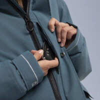 Evo Pro Slimline Parka Deep Teal Small